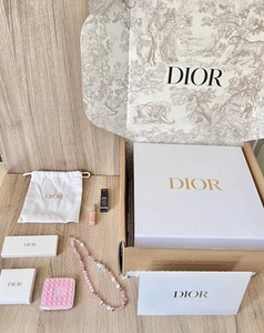 Dior Octobuddy Różowy Fidget Akcesoria do telefonu + Pasek + Błyszczyk do ust + Torba + Pudełko upominkowe - Zdjęcie 1 z 13