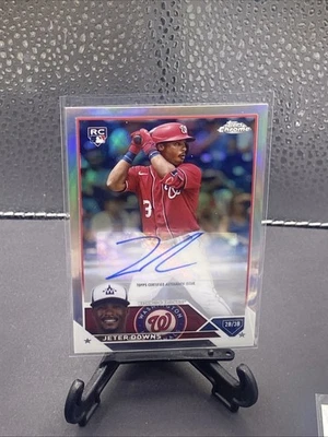2023 Topps Chrome Update Jeter Downs Rookie Auto Autograph Refractor #230/499 - Image 1 of 2