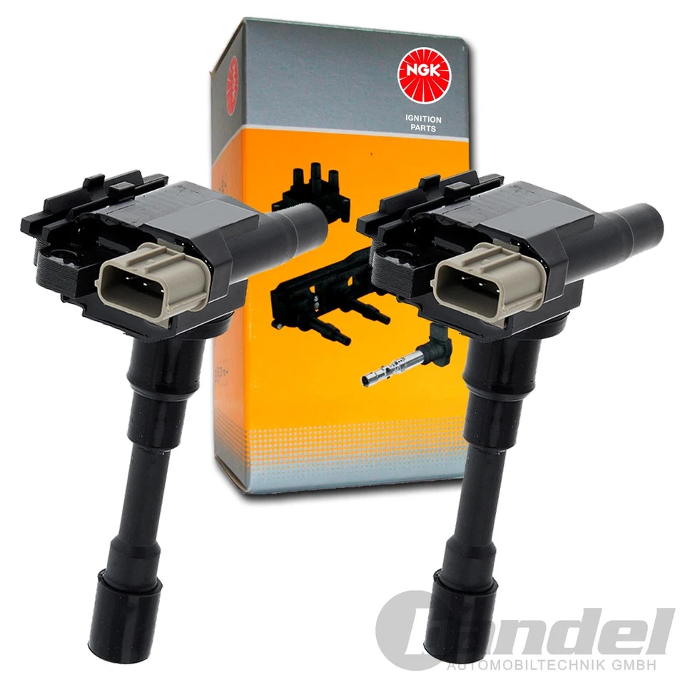 2x NGK Bobina Accensione Adatto A per Alto Baleno Carry Grand Vitara II Evento - Immagine 1 di 1