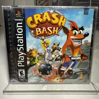 Crash Bash Nuevo SELLADO DE FÁBRICA Etiqueta Negra Sony PlayStation 1 PS1 Foto 1 de 4