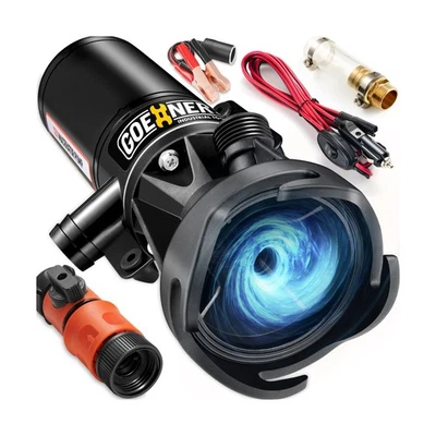 RV Macerator Pump 12V Portable 12GPM Suction for Waste Processing - Image 1 of 4