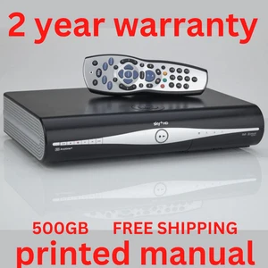 SKY+ PLUS HD BOX 500GB SLIMLINE RECEIVER DRX890 + NEW REMOTE , HDMI, POWER CABLE - Picture 1 of 6