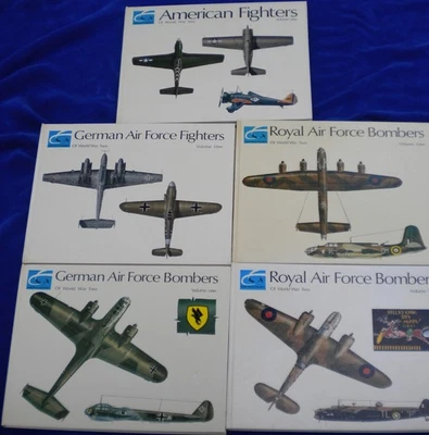 Combat Planes of World War II Series Vol. 1-5 HC Doubleday 1971 O/P VG - Image 1 of 4