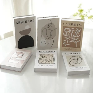 Open Luxury Fake Book Storage Box Home Decor Fashion Paris Decorative Orname-ad - Afbeelding 1 van 21