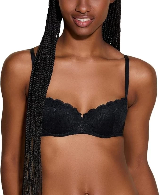 Sujetador push-up Cosabella E3147 Never Say Never Pushie NEVER1137 negro 34B Foto 1 de 2