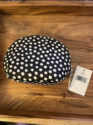 Kate Spade берег улицы купол косметики чехол музыкальный точка черный и белый совершенно новый - Изображение 1 из 4