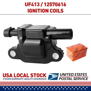 1X Genuine Ignition Coil D510C For Chevrolet GMC V8 12611424 UF413 12570616 NEW - Picture 1 of 16