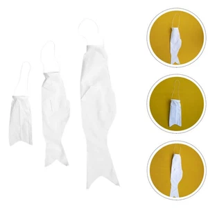 3pcs Blank Carp Windsock Decorative Fish Flags for Outdoor Decoration Hangin - Picture 1 of 10