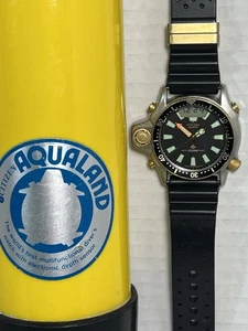 Reloj de buceo Citizen Promaster Aqualand C023-088069 vintage con estuche - ¡Funciona! - Imagen 1 de 24