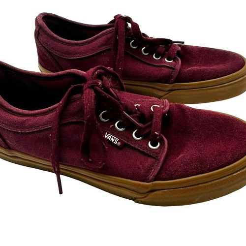 Sneakers VANS uomo 7 5 donna 9 chukka basse porta royal viola marrone scamosciato tela
