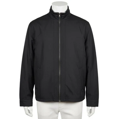 Chaqueta cortavientos Calvin Klein XXL negra con cremallera completa forrada de malla rendimiento Foto 1 de 4