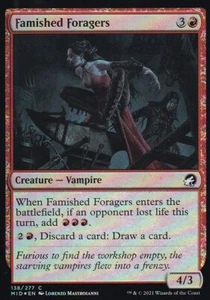 MAGIC THE GATHERING MTG FAMISHED FORAGERS - INNISTRAD MIDNIGHT HUNT NM+ - Picture 1 of 1