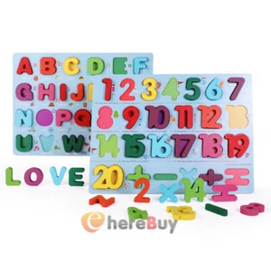Wooden Puzzles Toys for Kids Ages 4-6 3-5, 26-Piece, Alphabet Letters - Picture 1 of 29