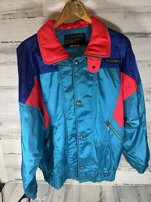 De colección Descente Esquí Nieve Conjunto Para Hombre Chaqueta Mediana y 36 Pantalones Rosa Teal Retro Años 80’s Foto 1 de 4
