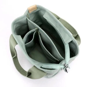 Mujeres Bolsos de mano y bolsos de hombro de gran capacidad Bolso de lona Bolso bandolera con cremallera - Imagen 1 de 17