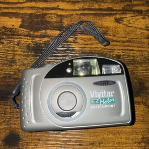 Vivitar EZ Motor Date-A-Print 35mm Point & Shoot Film Camera Tested - Picture 1 of 5