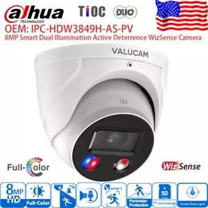 DAHUA OEM 8MP TiOC IP POE fotocamera iDmss luce sonora allarme 2 vie conversazione doppia luce - Foto 1 di 15