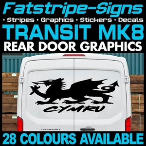 FORD TRANSIT MK8 GALÉS DRAGÓN GALES PEGATINAS GRÁFICO CÁMPER FURGONETA AUTOCARAVANA - Imagen 1 de 2