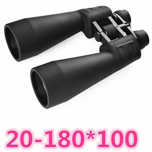 HD 20-180x100 BAK4 Super Zoom Binoculars Night Vision Telescope Waterproof - Picture 1 of 10