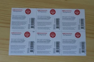 6 Rossmann Coupons - 10% auf alles Rabatt Gutscheine - gültig bis 31.07.2025 (3) - Bild 1 von 1