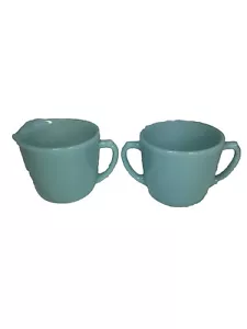 Vintage Fire King Delphitblau cremeblau und Zucker 50er/60er Jahre - Bild 1 von 9