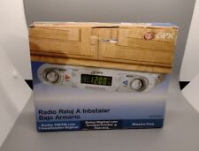 GPX KCDP2004 Digital Display Under-Cabinet AM/FM Clock Radio with Timer & Alarm