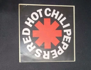 Red Hot Chili Peppers Logo Vtg sticker Decal Concert Promo Rare Vinyl 4” - Picture 1 of 2