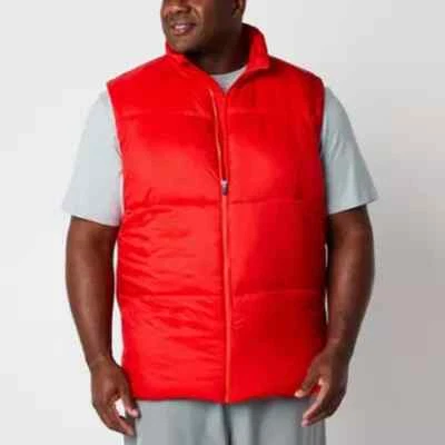 Xersion -Mens Sleeveless Full-Zip Vest, Big & Tall size: 2XL  ,  Hot Cayenne - Imagem 1 de 4