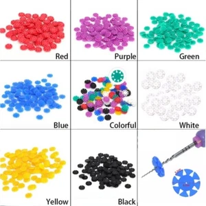 100x Tapón de silicona para contar anillos circulares de desinfección de archivos endo dentales - Imagen 1 de 25