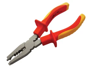 Faithfull VDE Electricians Pliers 170mm FAIPLVDECEP6 - Picture 1 of 2