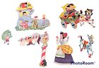 Six (6) Vintage Dolly Toy Co. 1950s Cutout Wall Hanging Nursery Rhymes