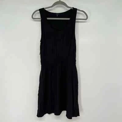 Nuevo con etiquetas Vestido sin mangas Talula Aritzia Roppongi para mujer talla pequeña negro rayón cuello redondo Foto 1 de 4