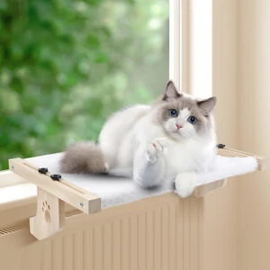 Cat Window Perch Hammock, Large Indoor Cat Bed Seat for Windowsill & Drawer - Picture 1 of 12