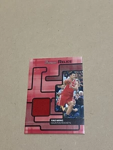 2007 08 Bowman Draft Picks and Stars Yao Ming Jersey Card Houston Rockets NBA - Picture 1 of 12