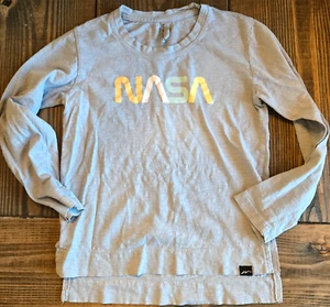 Kids NASA Space T Shirt Medium Miami Frost Science Museum Shuttle Graphic Thin - Picture 1 of 6