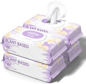 400 Dog Wipes for Paws and Butt Plant Based Hypoallergenic Pets Cleansing & Deod - Picture 1 of 12