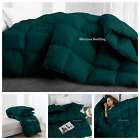 Solid Teal Down Alternative Luxury Comforter & Sets 1000 TC Select Item