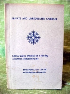 PRIVATE & UNREGULATED CARRIAGE: Northwestern University, Evanston, Illinois 1963 - Imagen 1 de 1