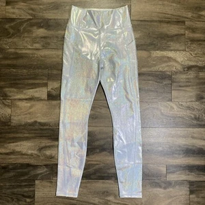 Fabletics Oasis High Waisted Legging Glitter Hologram PureLuxe Women's Small - Picture 1 of 14
