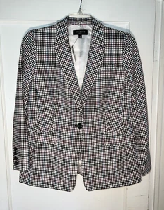 Talbots Petites NWT Houndstooth Blazer  Multicolor Size 8P.  c967 - Picture 1 of 12
