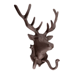 Gancho Perchero Ciervo Perchero Toallero Fundición Marrón Gancho para Ropa - Imagen 1 de 1
