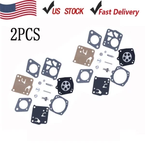 Kit de reparación de carburadores de 2 piezas para motosierra Jonsered 625 630 670 Tillotson RK-23HS - Imagen 1 de 6