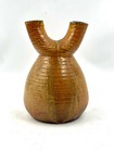 VASE   Ancien Céramique ACCOLAY, vallauris/50/60/capron/blin/picault double col