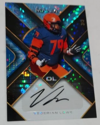 2022 Wild Card Vederian Lowe Auto Mania Blue #AM-TH48 Card 3/3 - Image 1 of 4