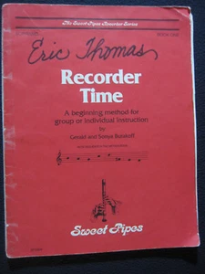 Sweet Pipes Recorder Time Book 1 Soprano [Paperback] SP2308 - Picture 1 of 5