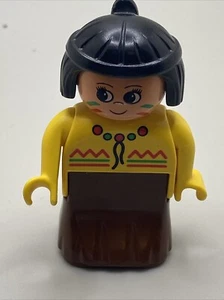 Lego Duplo Figure Indian Woman/Squaw vintage - Picture 1 of 5