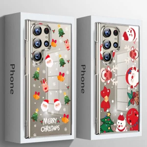 Hülle für Samsung S24 S23 Ultra A55 A35 A25 A15 Weihnachten Santa Klar Hart Case - Bild 1 von 18