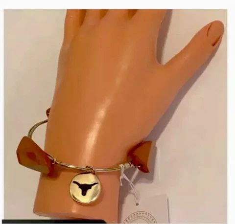 Texas Longhorns Logo Bracelet University Gold Orange Cover
