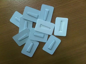 Ultra Strong Self Adhesive Cable Tidy Clip Organiser 10 Pack 20x30mm White (Tie - Picture 1 of 6