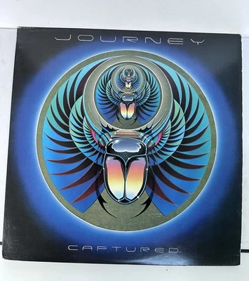 Journey Captured 2LP 1981 Columbia C2X 37069 + Giant Poster VG+/EX Fast Ship Foto 1 de 4